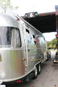 Airstream Entering Fort Wilderness