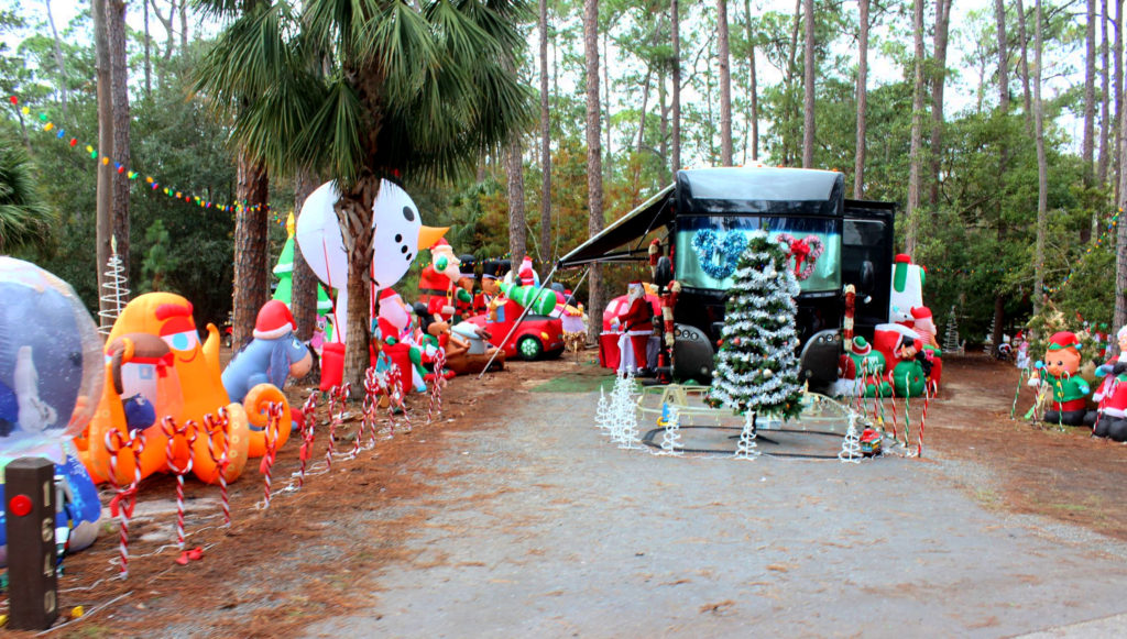 Most Gaudy Fort Wilderness Campsite Deco