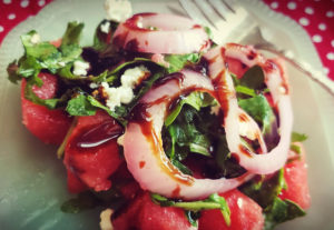 watermelon rocket salad