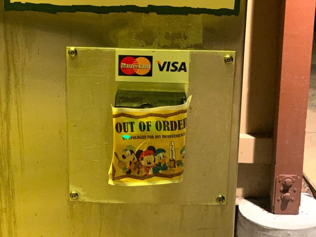 out of order