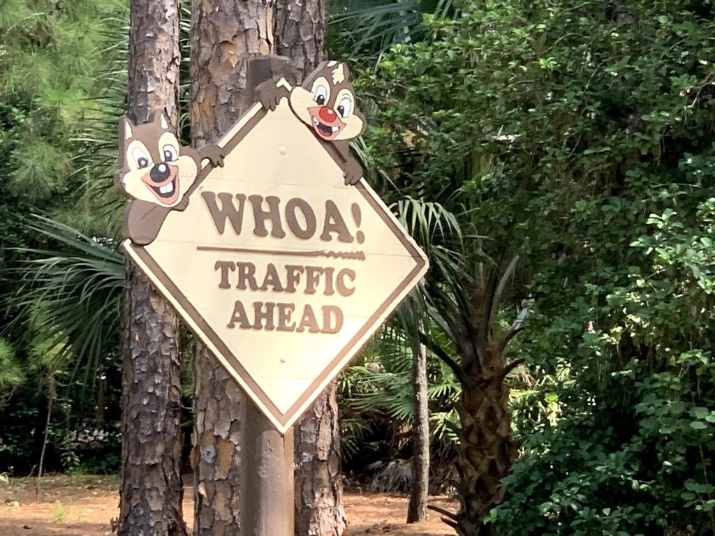 fort wilderness traffic ahead