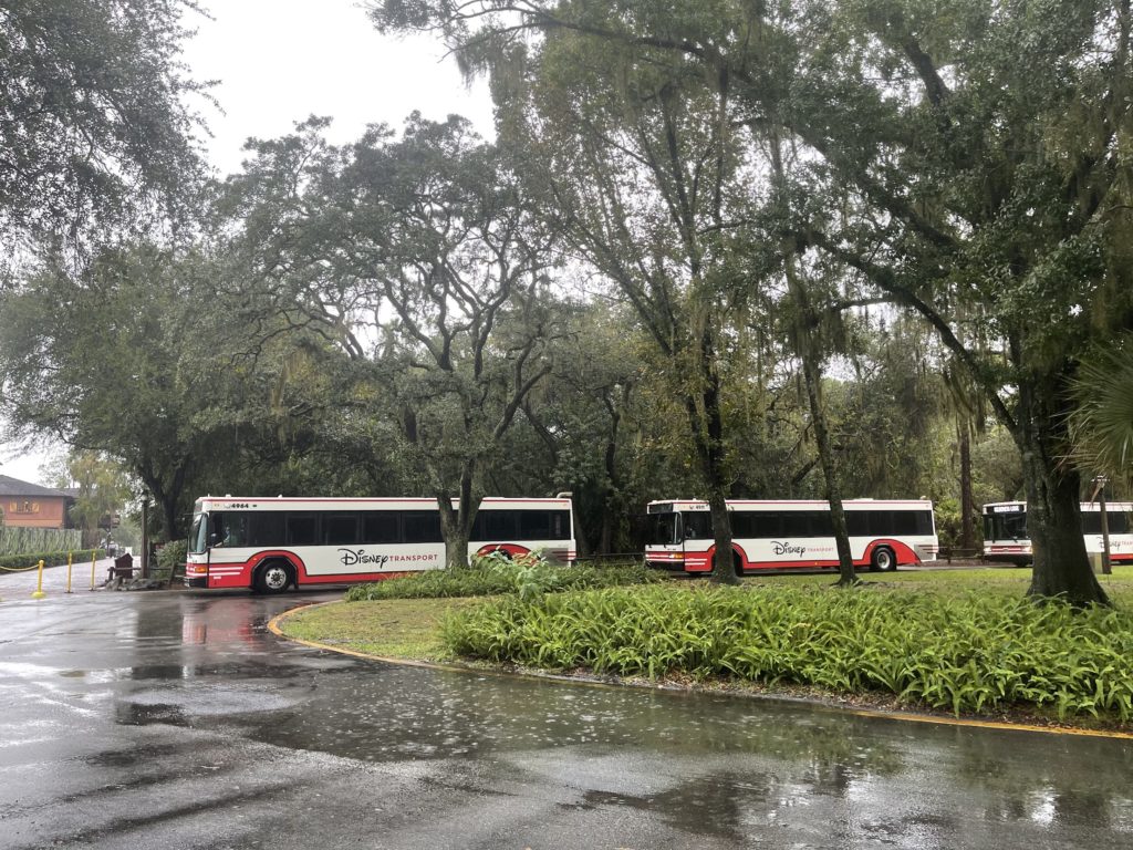 fort wilderness bus rain