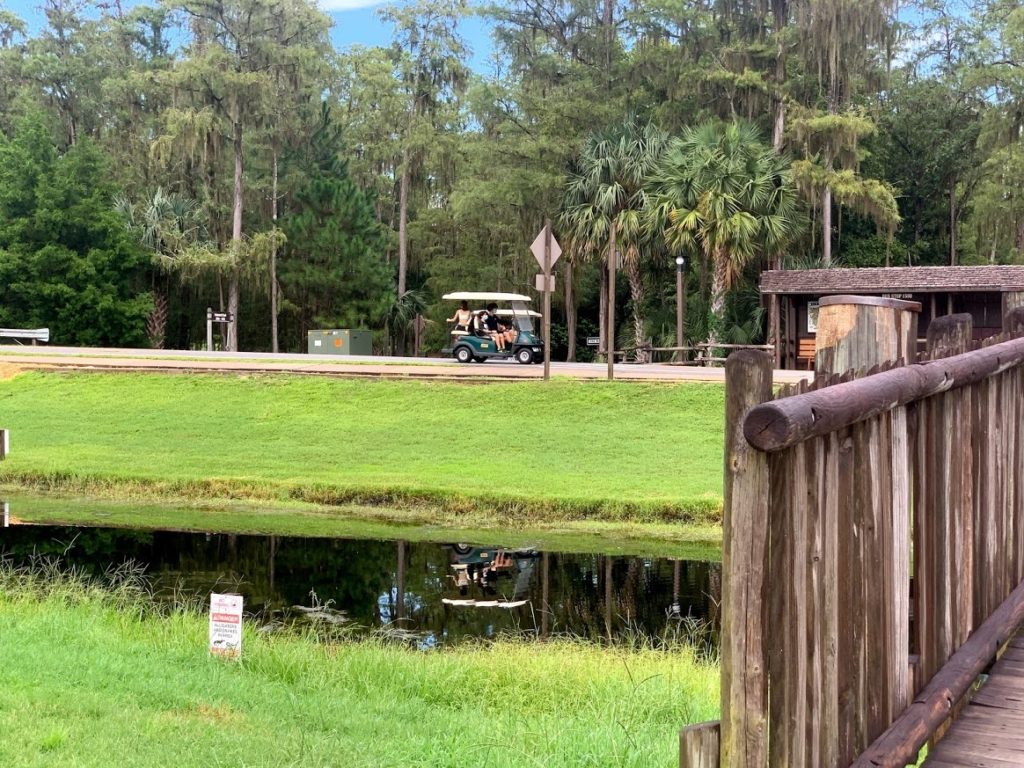 golf cart disney campground