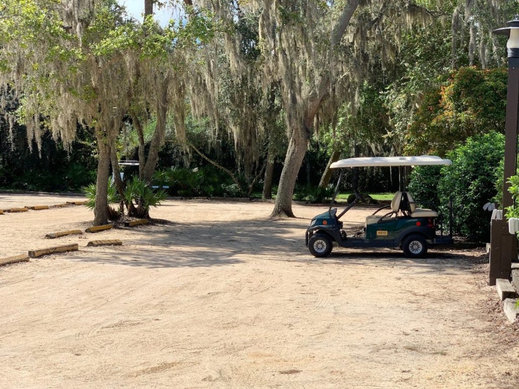 golf cart at fort wilderness